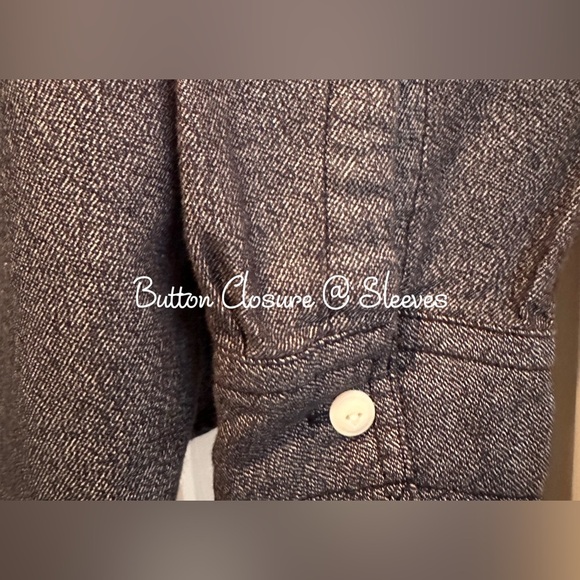 GAP Men’s Long Sleeve 1969 Japsol Solid Black Button Down Cotton Shirt Size M - Picture 5 of 7